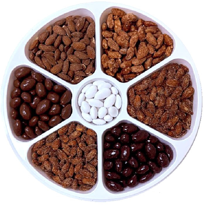 All About Almonds Party Tray-Half Nuts-Half Nuts