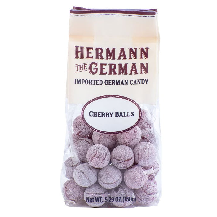Hermann the German Hard Candies-Half Nuts-Raspberry-Half Nuts