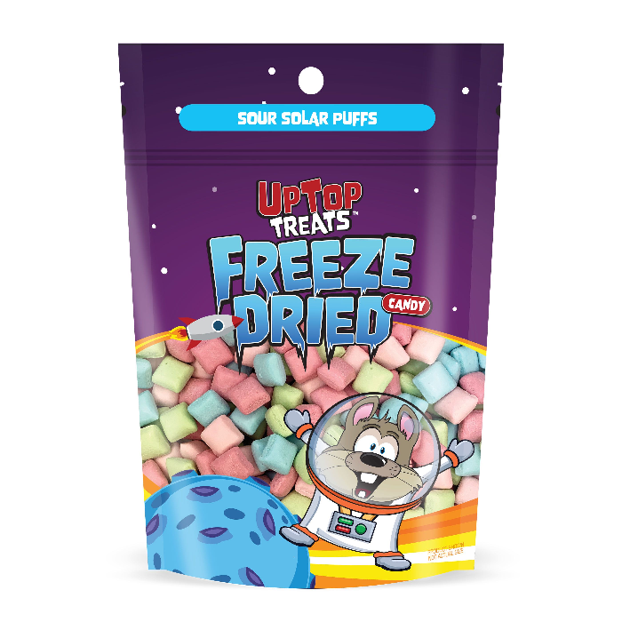 Freeze Dried Candy Solar Puffs - Sour-Half Nuts-Half Nuts