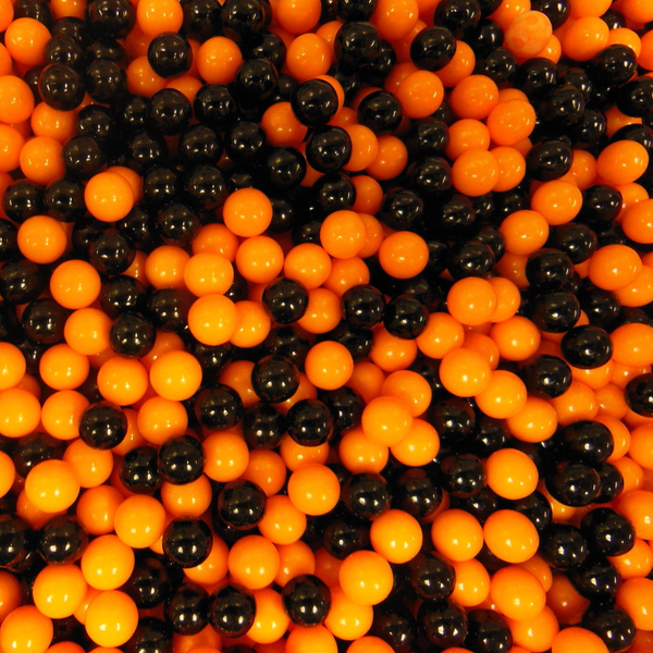 Halloween Mini Orange and Black Jawbreakers – Half Nuts