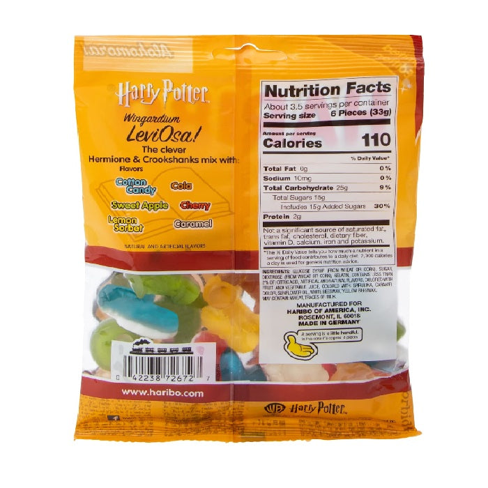 Haribo Hermione Granger Gummi Candy-Half Nuts-Half Nuts