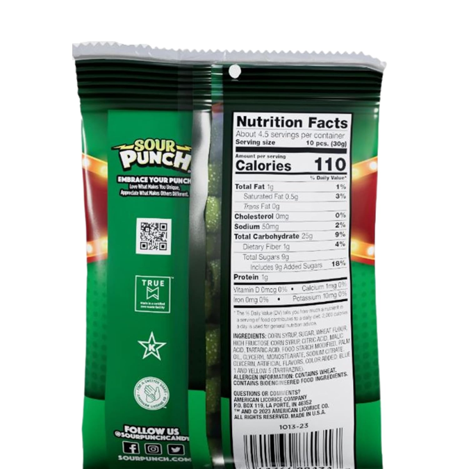 Sour Punch Bites Pickle Roulette-Half Nuts-Half Nuts