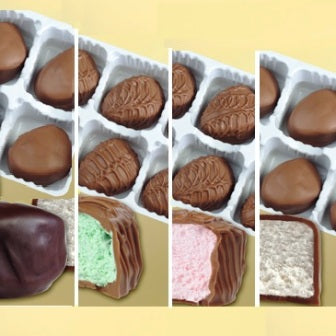 Buddy Squirrel/Quality Candy Whipped Creme Eggs - Dark Chocolate-Manufacturer-Mint-Half Nuts