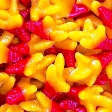 Gummi Chicken Feet-Half Nuts-Half Nuts
