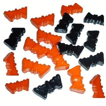 Orange and Black Candy Bats-Manufacturer-Half Nuts