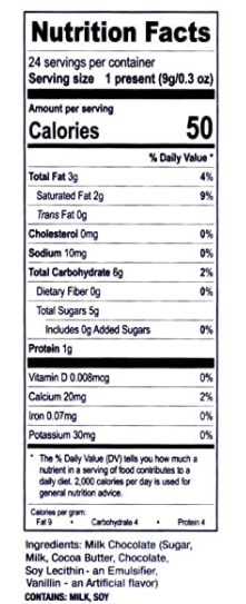 Madelaine Chocolates Christmas By The Creek Countdown Advent Calendar-Half Nuts-Half Nuts