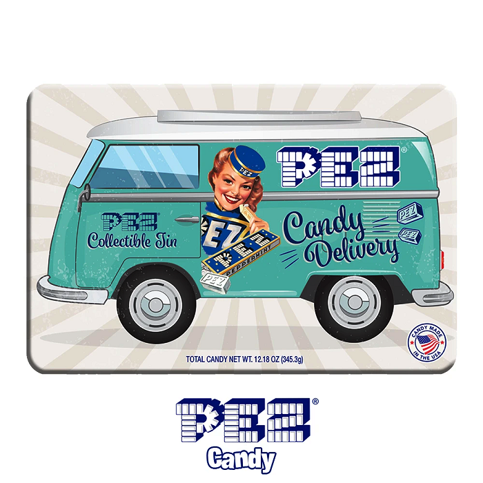 PEZ - Nostalgic Refill Candy Tin-Half Nuts-Half Nuts