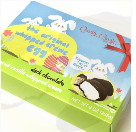 Buddy Squirrel/Quality Candy Whipped Creme Eggs - Dark Chocolate-Manufacturer-Mint-Half Nuts