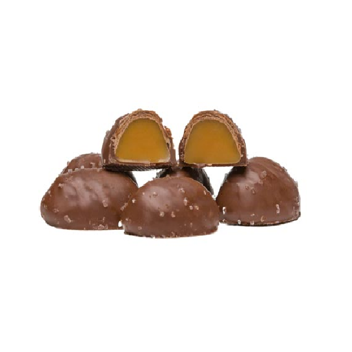 Sanders Milk Chocolate Sea Salt Eggs-Half Nuts-Half Nuts
