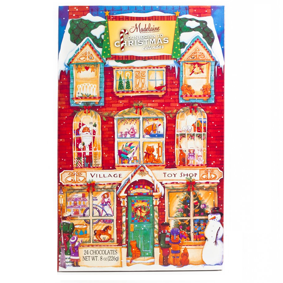 Madelaine Village Toy Shop Advent Calendar-Half Nuts-Half Nuts