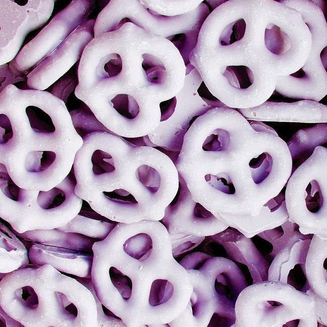 Blueberry Yogurt Pretzels-Half Nuts-Half Nuts