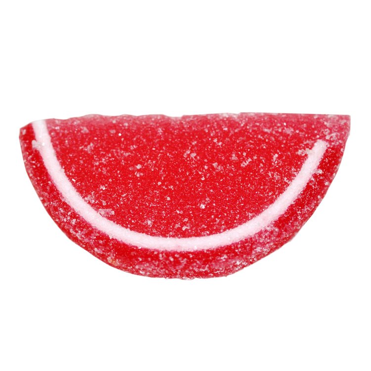 Jelly Fruit Slices - Cherry-Half Nuts-Half Nuts