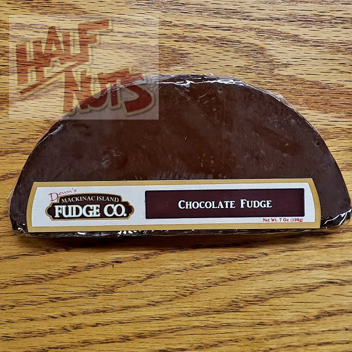 Devon's Mackinac Island Fudge - Chocolate Fudge-Half Nuts-Half Nuts