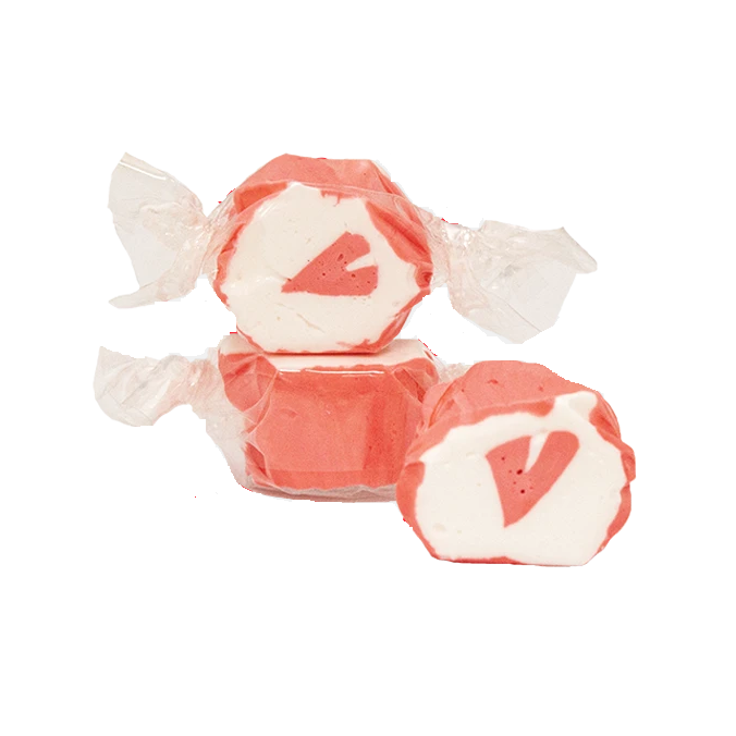 Taffy Town Cinnamon Heart Taffy-Half Nuts-Half Nuts