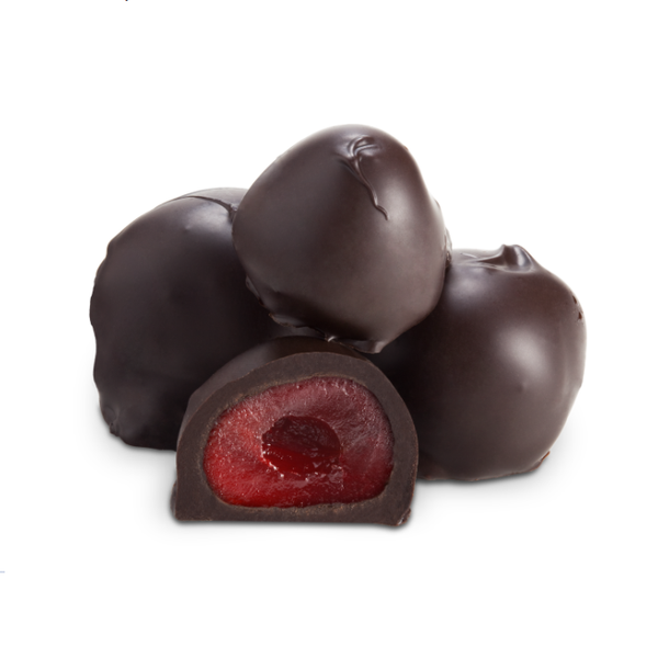 Dark Chocolate Covered Cherries – Half Nuts