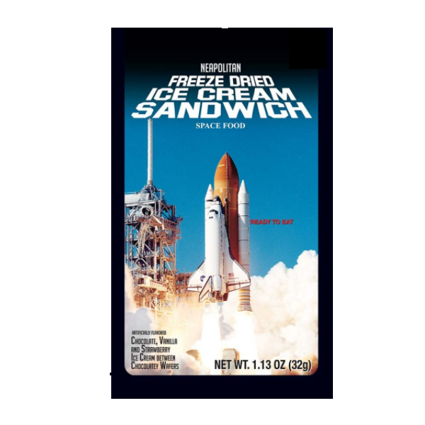 Freeze-Dried Mint Chip Ice Cream Sandwich-Half Nuts-Half Nuts