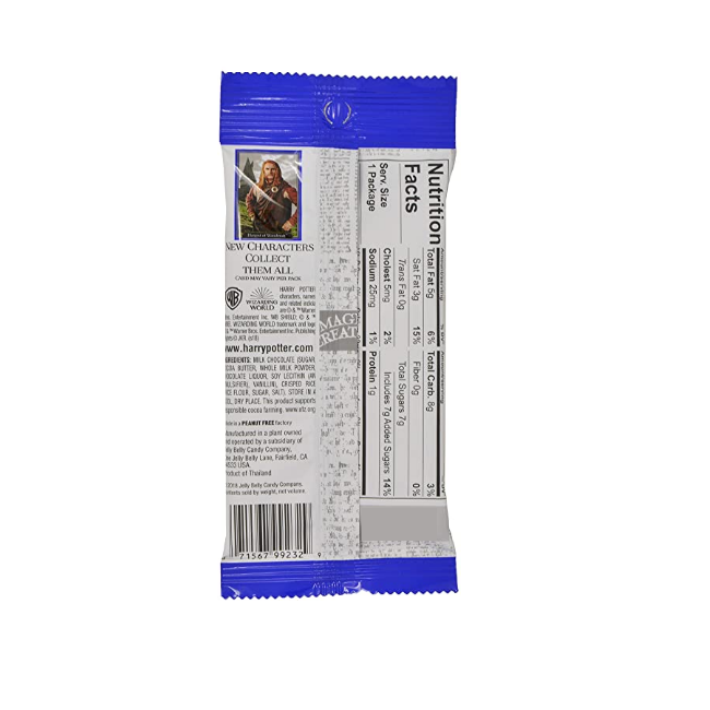 Harry Potter™ Chocolate Frog-Half Nuts-Half Nuts