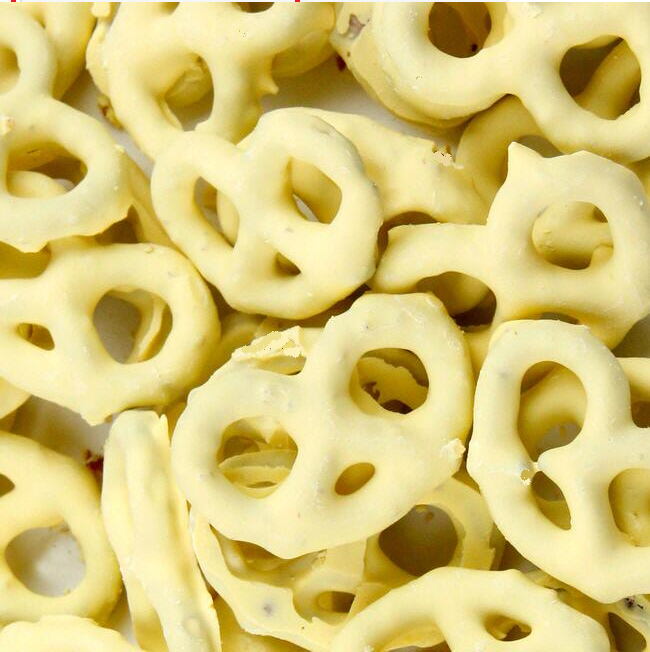 Lemon Créme Yogurt Pretzels-Half Nuts-Half Nuts