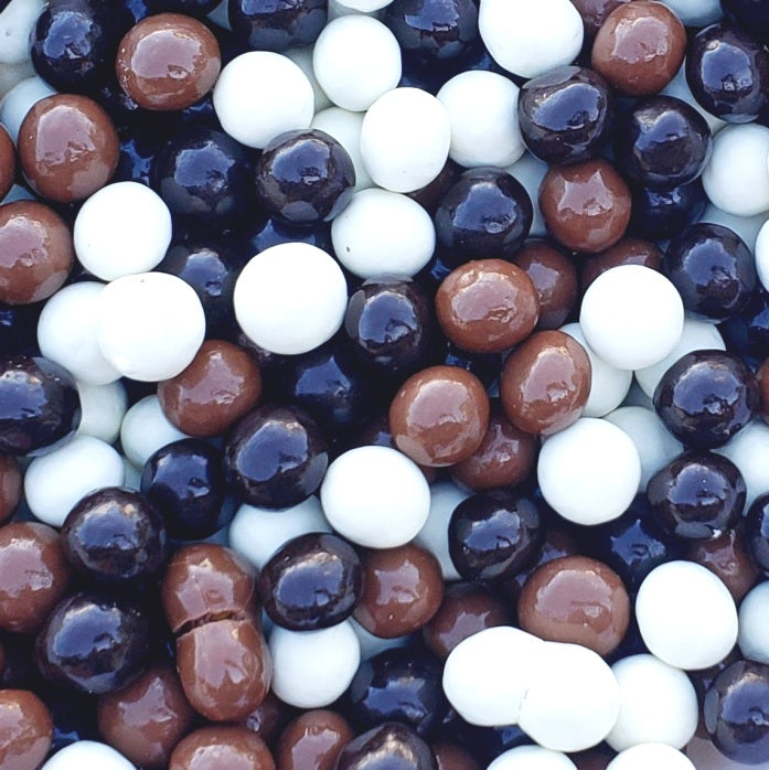 Triple Chocolate Pretzel Balls-Half Nuts-Half Nuts