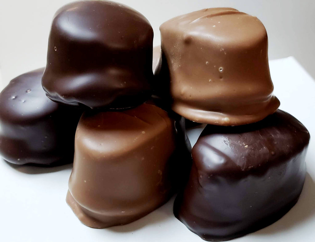 Quality Candy Whipped Creme Eggs - Milk Chocolate-Manufacturer-Maple-Half Nuts