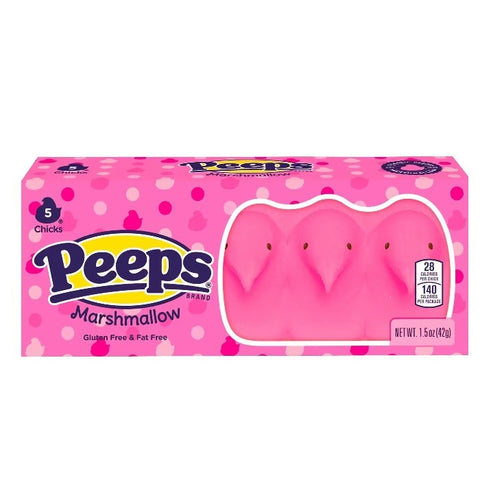 Peeps® Pink Marshmallow Chicks-Half Nuts-Half Nuts