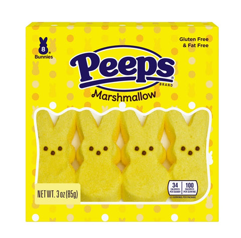 Peeps Yellow Marshmallow Bunnies-Half Nuts-Half Nuts