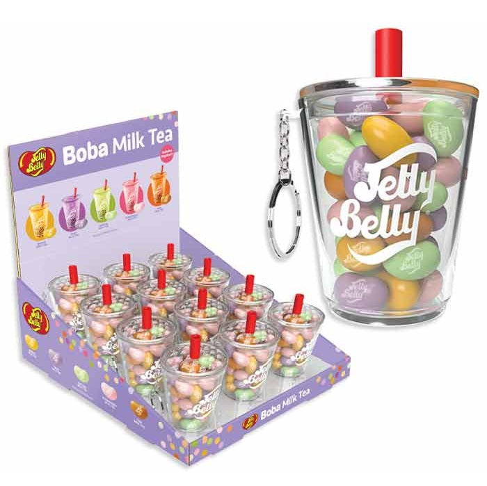 Jelly Bellly Boba Tea Mini Cup Keychain