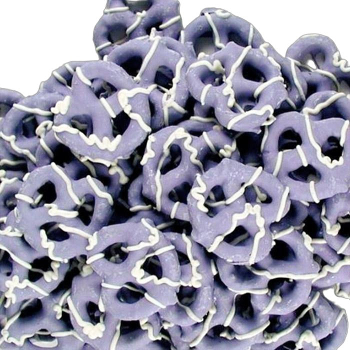Blueberry and Cream Yogurt Pretzels-Half Nuts-Half Nuts