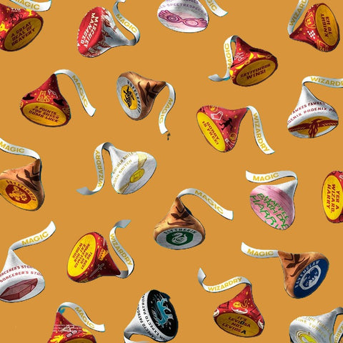 Hershey's Kisses Milk Chocolate – Harry Potter Foils-Half Nuts-Half Nuts