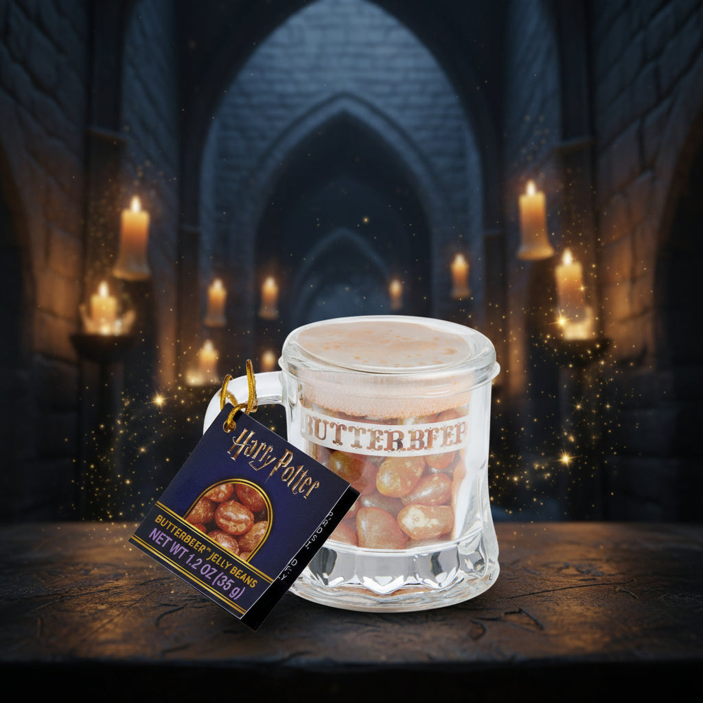 Jelly Belly Harry Potter Butterbeer Jelly Beans Mini Mug-Half Nuts-Half Nuts