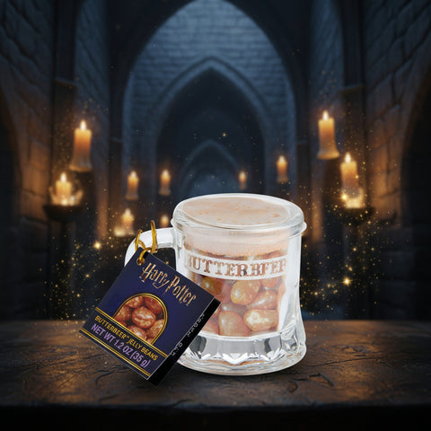Jelly Belly Harry Potter Butterbeer Jelly Beans Mini Mug-Half Nuts-Half Nuts