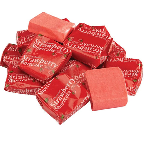 Strawberry Shortcake Taffy Chews-Half Nuts-Half Nuts