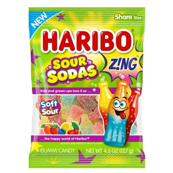 Haribo Sour Soda Gummis-Half Nuts-Half Nuts
