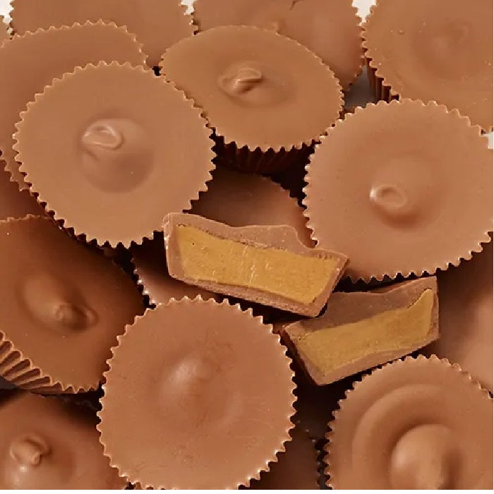 Milk Chocolate Peanut Butter Cups-Half Nuts-Half Nuts