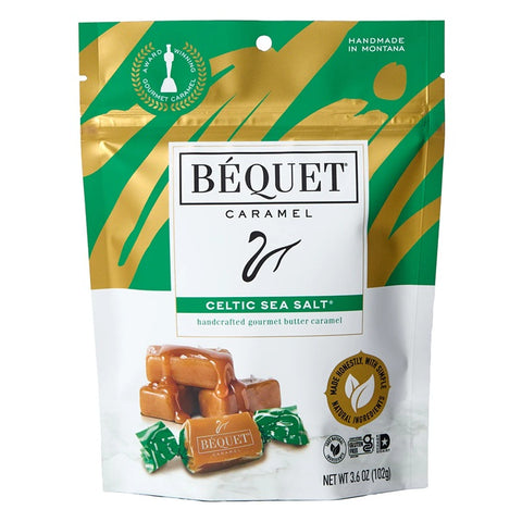 BÉQUET Celtic Sea Salt Caramels-Half Nuts-Half Nuts