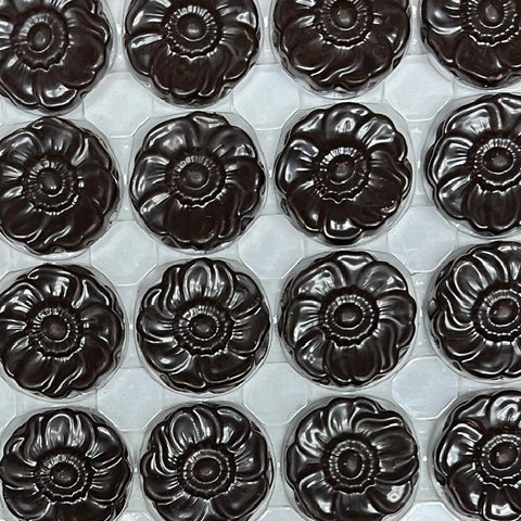 Dark Chocolate Blossoms-Half Nuts-Half Nuts