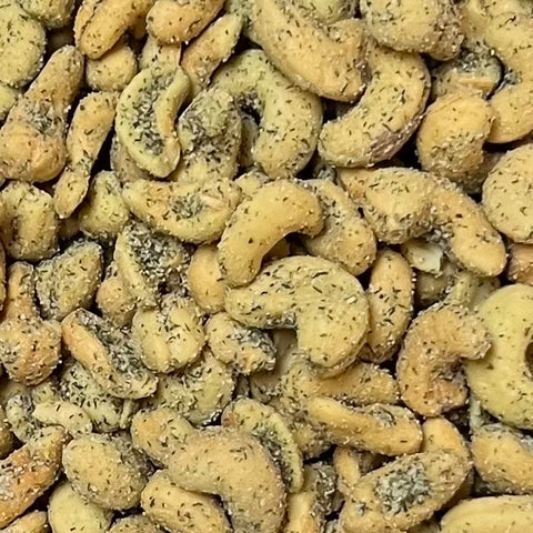 Dill Pickle Cashews-Half Nuts-Half Nuts