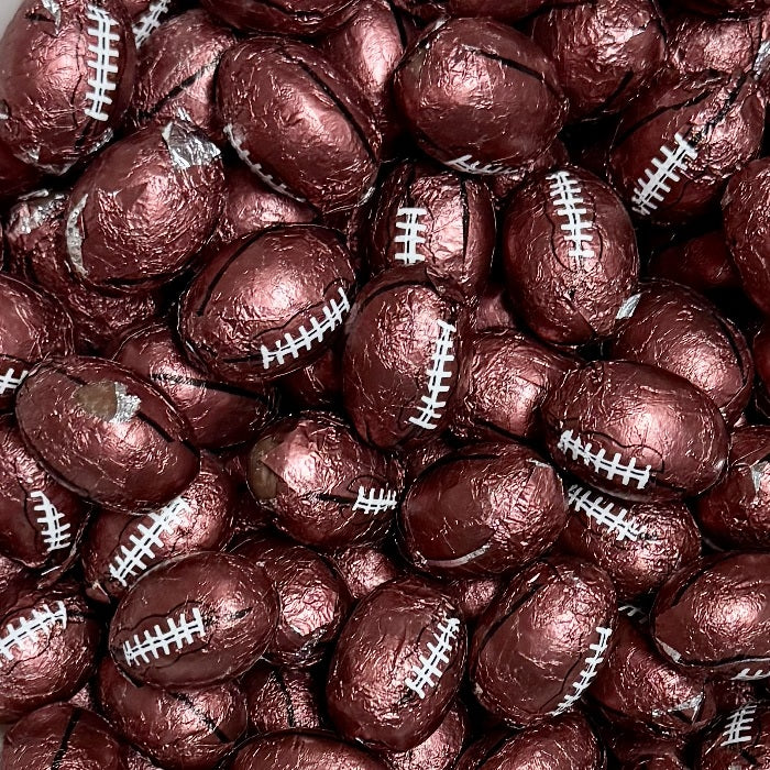 Chocolate Foiled Footballs