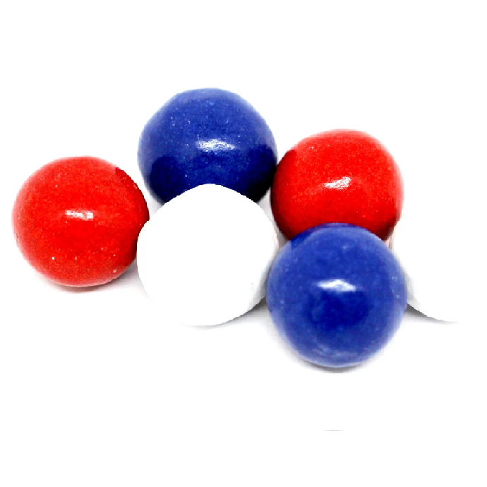 Kopper's Red, White and Blue Dark Chocolate Malt Balls-Half Nuts-Half Nuts