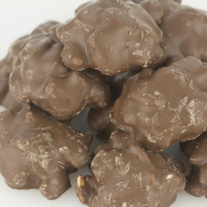 Maple Cream Peanut Clusters-Half Nuts-Half Nuts
