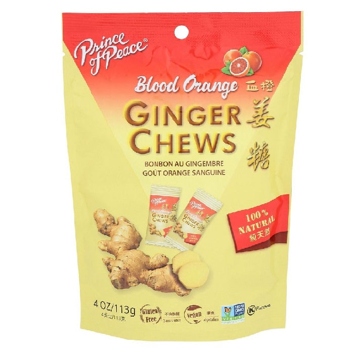 Prince of Peace Blood Orange Ginger Chews-Half Nuts-Half Nuts