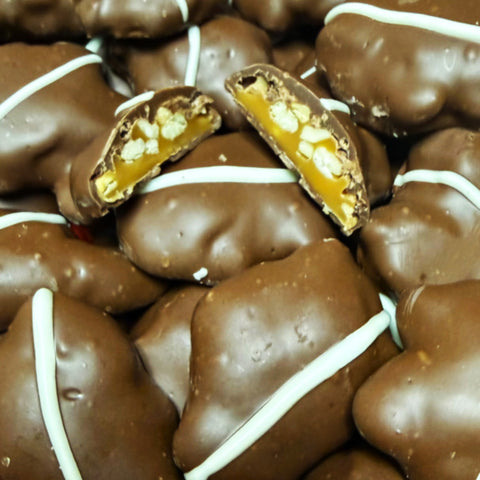 Sugar Free Milk Chocolate Cashew Turtles-Manufacturer-Half Nuts