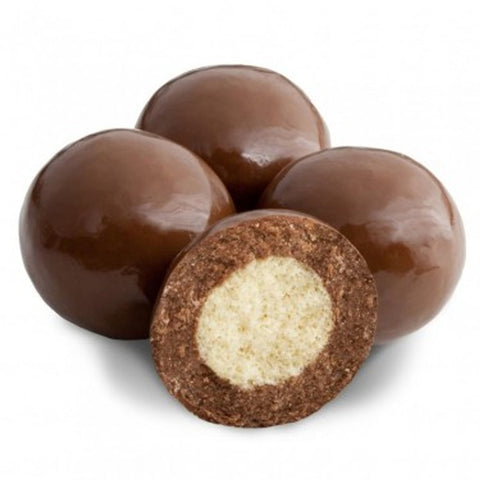 Milk Chocolate Triple-Dipped Malt Balls-Half Nuts-Half Nuts