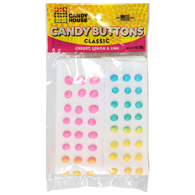 Candy House Candy Buttons 0.5 oz – Sweets and Geeks